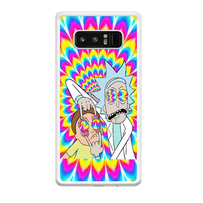 Rick and Morty Hippie Hype Samsung Galaxy Note 8 Case-Oxvistore