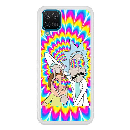 Rick and Morty Hippie Hype Samsung Galaxy A12 Case-Oxvistore