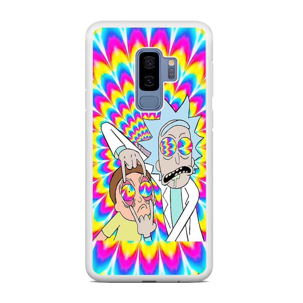 Rick and Morty Hippie Hype Samsung Galaxy S9 Plus Case-Oxvistore