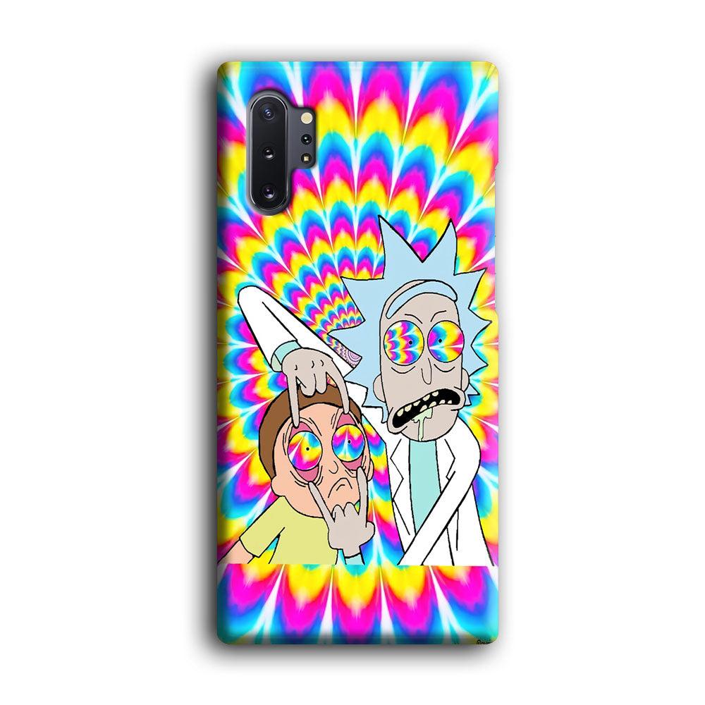 Rick and Morty Hippie Hype Samsung Galaxy Note 10 Plus Case-Oxvistore