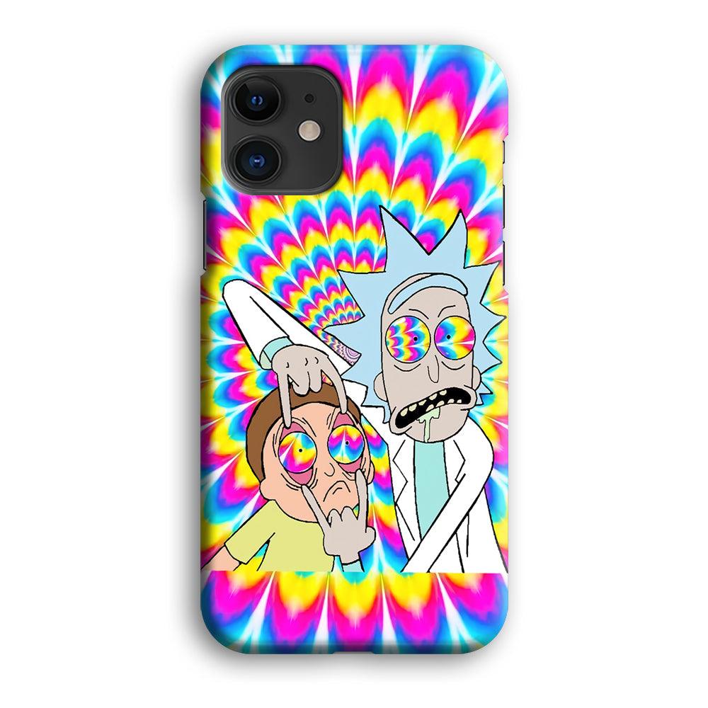 Rick and Morty Hippie Hype iPhone 12 Case-Oxvistore