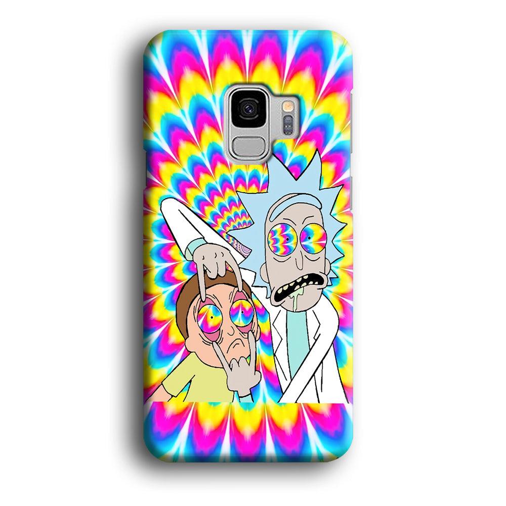 Rick and Morty Hippie Hype Samsung Galaxy S9 Case-Oxvistore