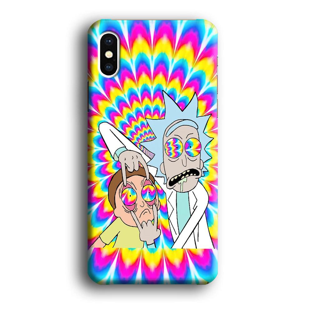 Rick and Morty Hippie Hype iPhone Xs Max Case-Oxvistore