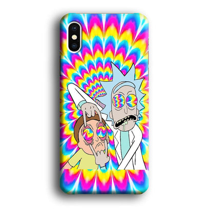 Rick and Morty Hippie Hype iPhone Xs Max Case-Oxvistore