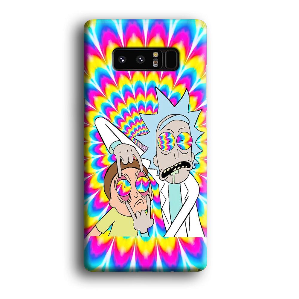 Rick and Morty Hippie Hype Samsung Galaxy Note 8 Case-Oxvistore