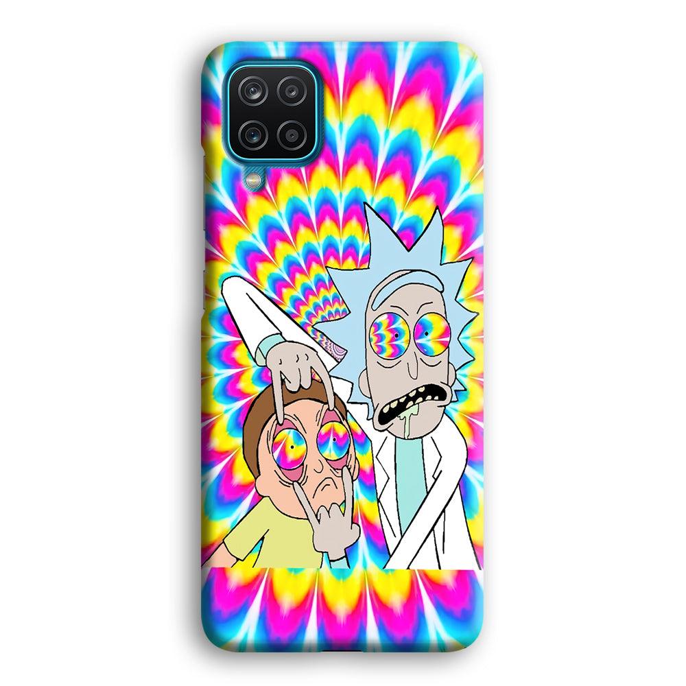 Rick and Morty Hippie Hype Samsung Galaxy A12 Case-Oxvistore