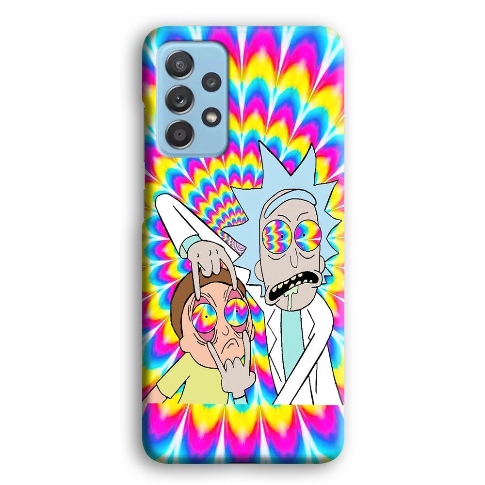 Rick and Morty Hippie Hype Samsung Galaxy A72 Case-Oxvistore