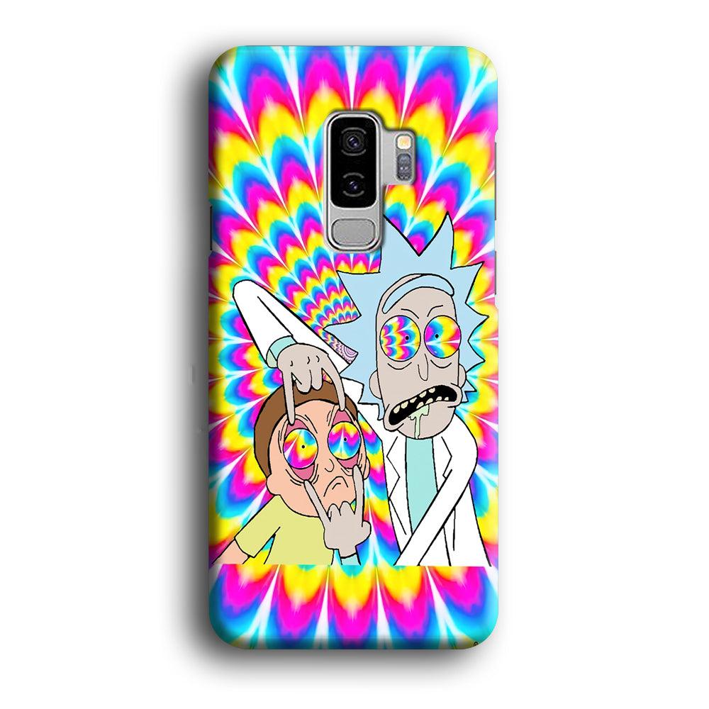 Rick and Morty Hippie Hype Samsung Galaxy S9 Plus Case-Oxvistore