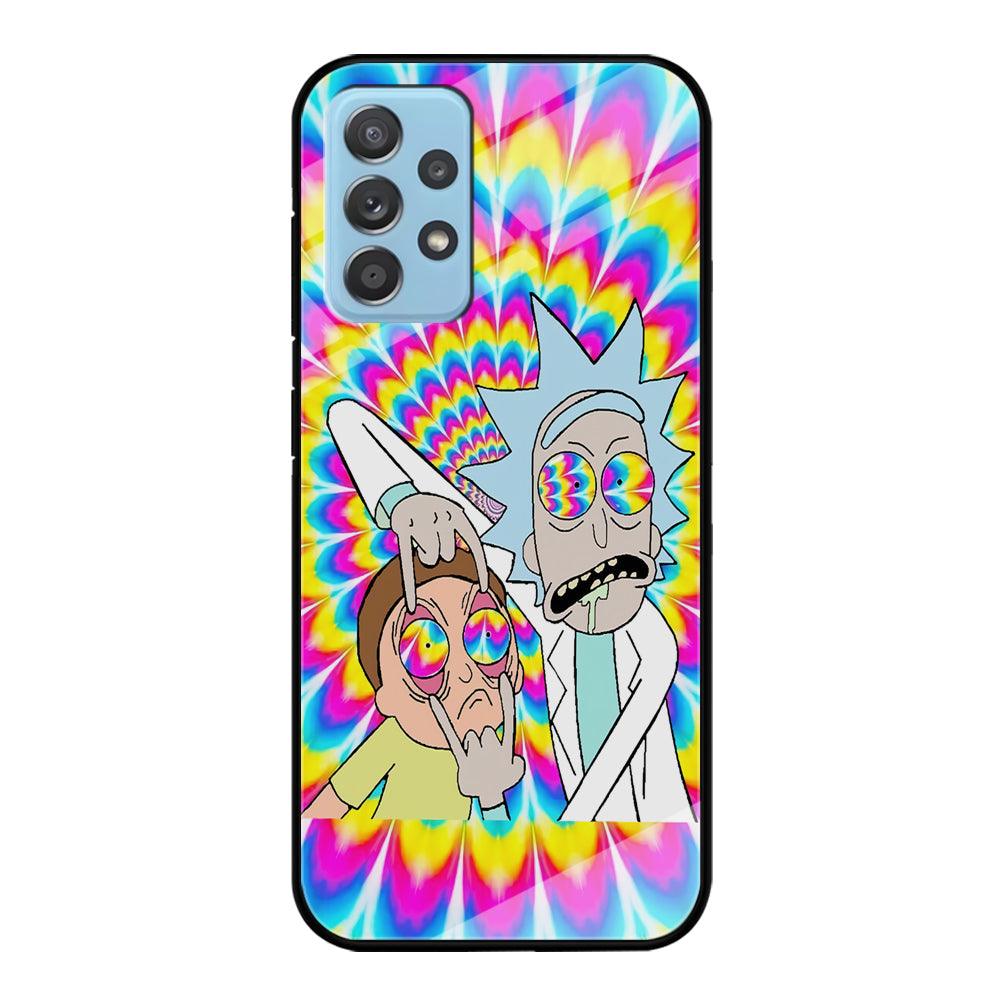 Rick and Morty Hippie Hype Samsung Galaxy A72 Case-Oxvistore