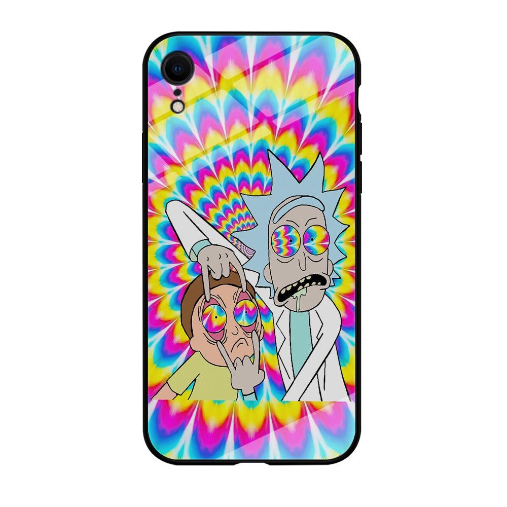 Rick and Morty Hippie Hype iPhone XR Case-Oxvistore