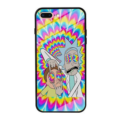 Rick and Morty Hippie Hype iPhone 8 Plus Case-Oxvistore