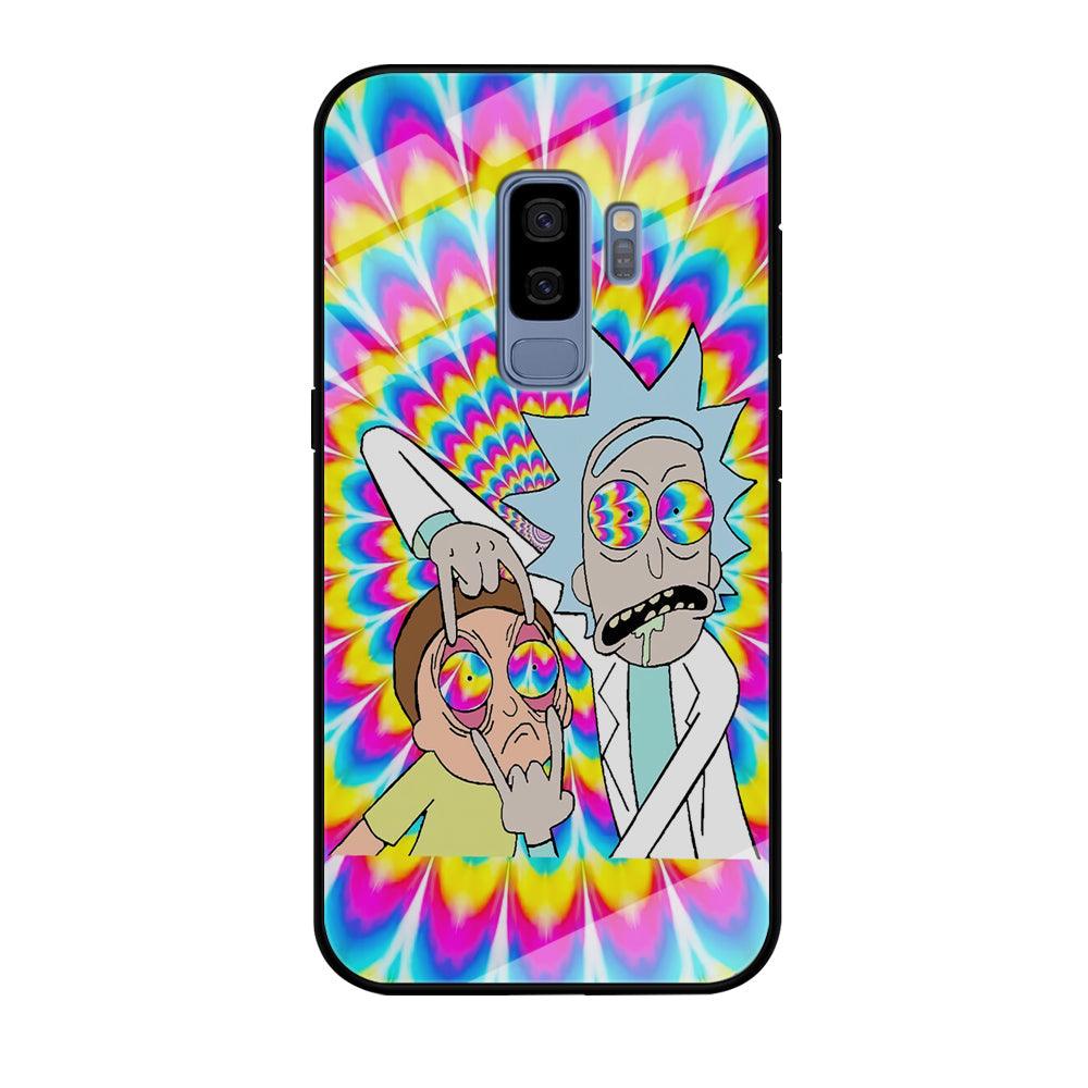 Rick and Morty Hippie Hype Samsung Galaxy S9 Plus Case-Oxvistore