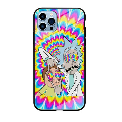 Rick and Morty Hippie Hype iPhone 12 Pro Case-Oxvistore