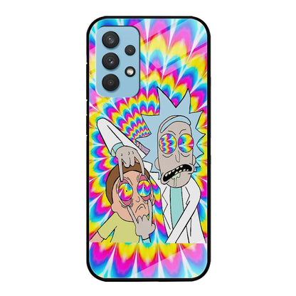 Rick and Morty Hippie Hype Samsung Galaxy A32 Case-Oxvistore