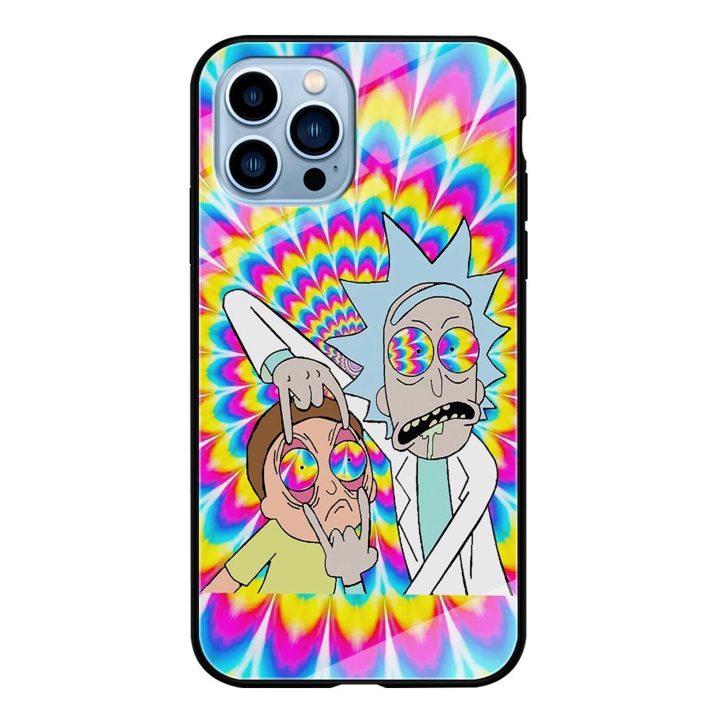 Rick and Morty Hippie Hype iPhone 15 Pro Max Case-Oxvistore