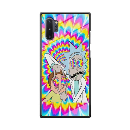 Rick and Morty Hippie Hype Samsung Galaxy Note 10 Plus Case-Oxvistore