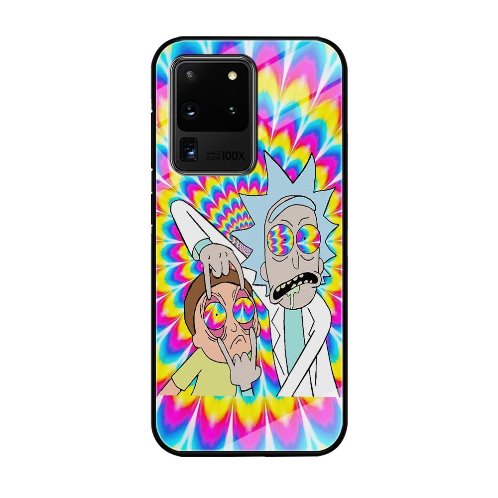 Rick and Morty Hippie Hype Samsung Galaxy S20 Ultra Case-Oxvistore