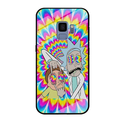 Rick and Morty Hippie Hype Samsung Galaxy S9 Case-Oxvistore