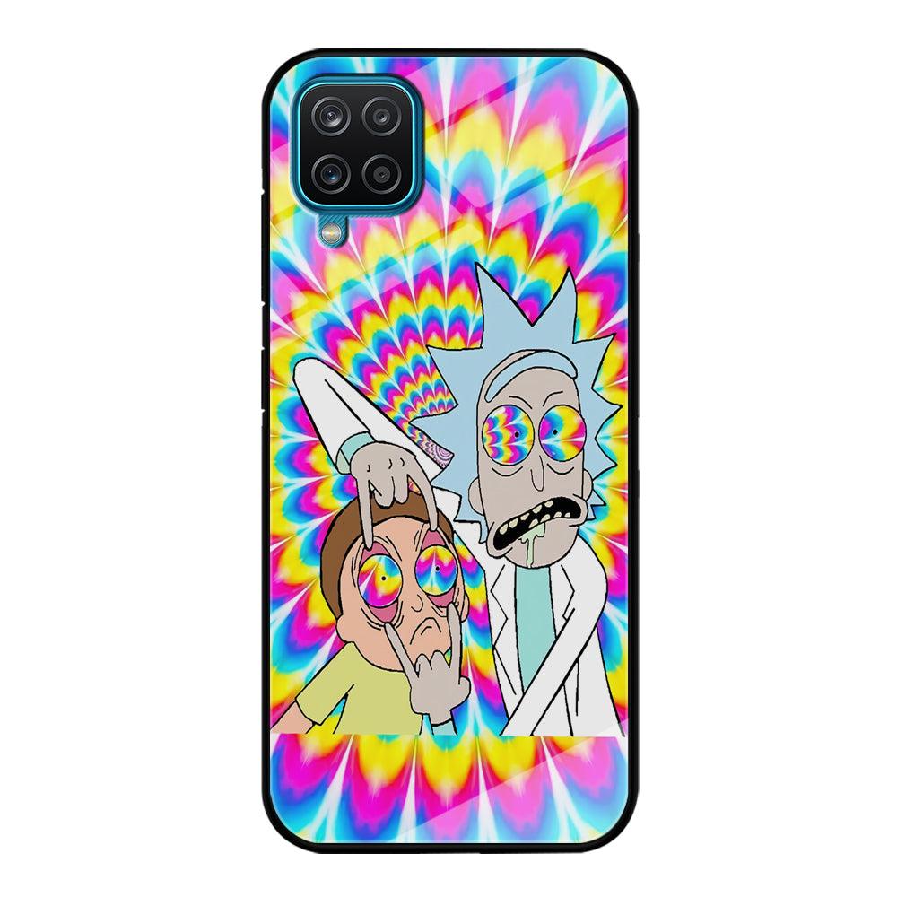 Rick and Morty Hippie Hype Samsung Galaxy A12 Case-Oxvistore