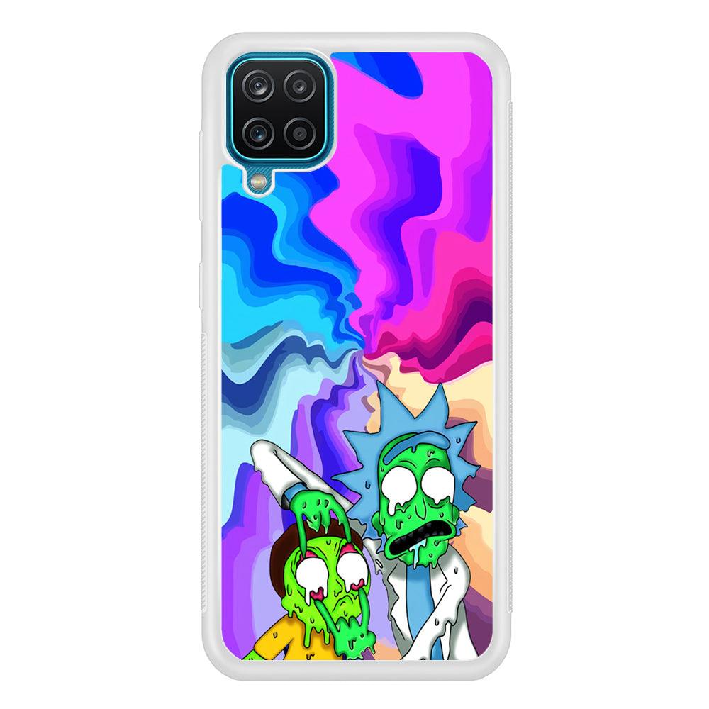 Rick and Morty Illussion of Life Samsung Galaxy A12 Case-Oxvistore