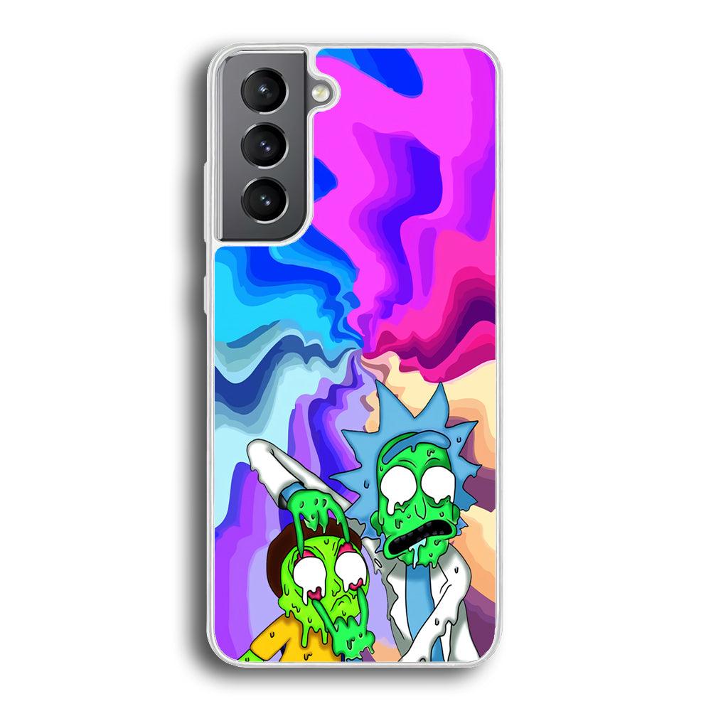 Rick and Morty Illussion of Life Samsung Galaxy S21 Case-Oxvistore