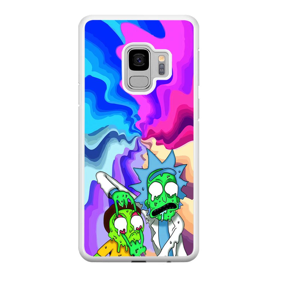 Rick and Morty Illussion of Life Samsung Galaxy S9 Case-Oxvistore