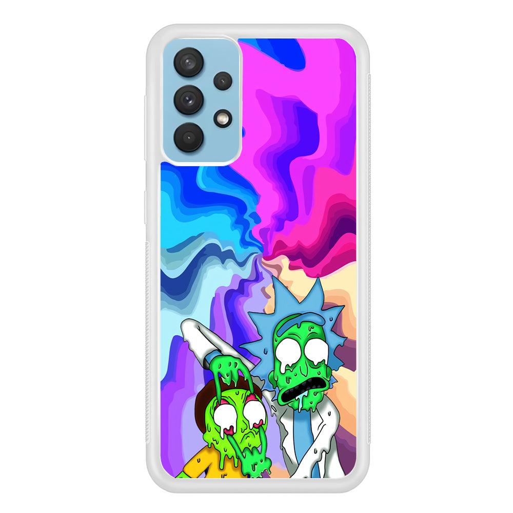 Rick and Morty Illussion of Life Samsung Galaxy A32 Case-Oxvistore