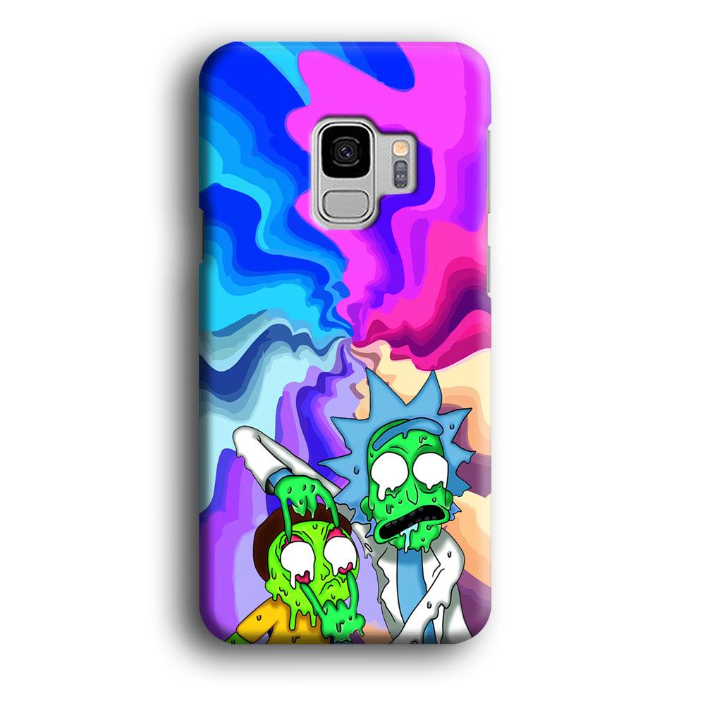 Rick and Morty Illussion of Life Samsung Galaxy S9 Case-Oxvistore