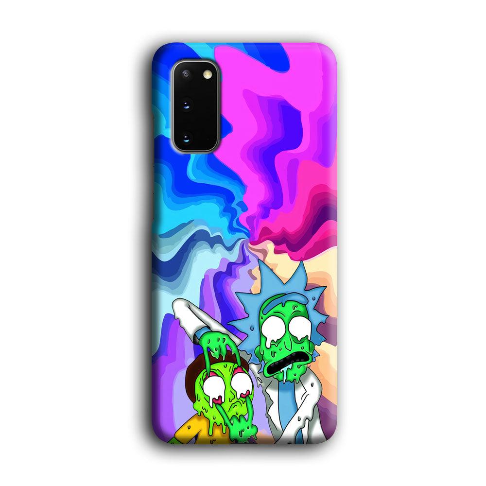 Rick and Morty Illussion of Life Samsung Galaxy S20 Case-Oxvistore