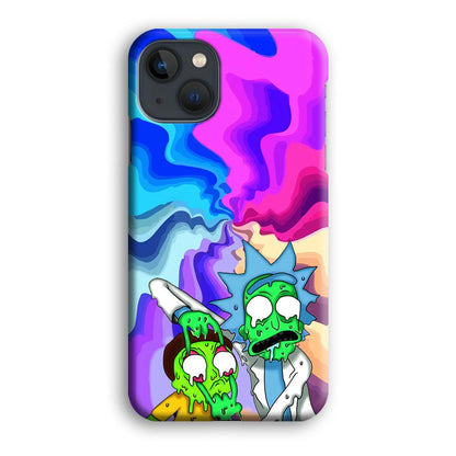 Rick and Morty Illussion of Life iPhone 15 Plus Case-Oxvistore