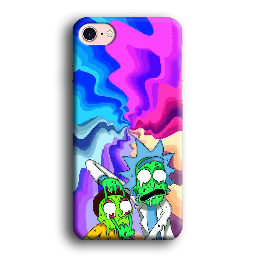 Rick and Morty Illussion of Life iPhone 8 Case-Oxvistore