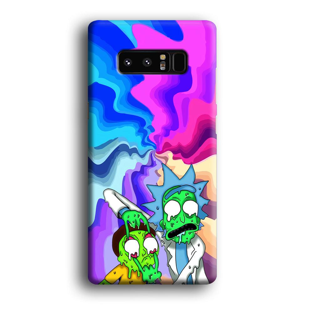 Rick and Morty Illussion of Life Samsung Galaxy Note 8 Case-Oxvistore