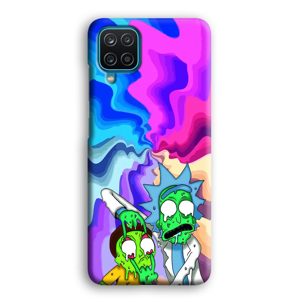 Rick and Morty Illussion of Life Samsung Galaxy A12 Case-Oxvistore