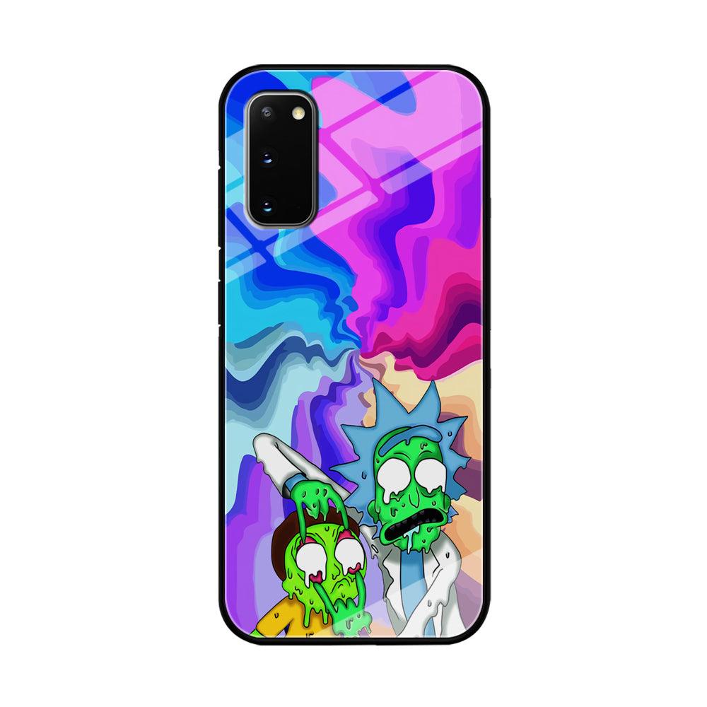 Rick and Morty Illussion of Life Samsung Galaxy S20 Case-Oxvistore