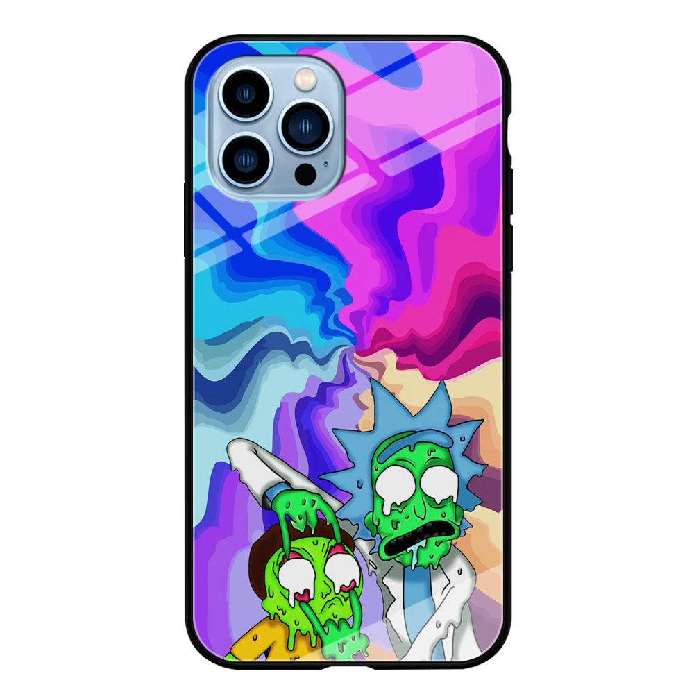 Rick and Morty Illussion of Life iPhone 15 Pro Case-Oxvistore