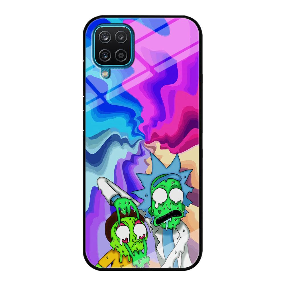 Rick and Morty Illussion of Life Samsung Galaxy A12 Case-Oxvistore