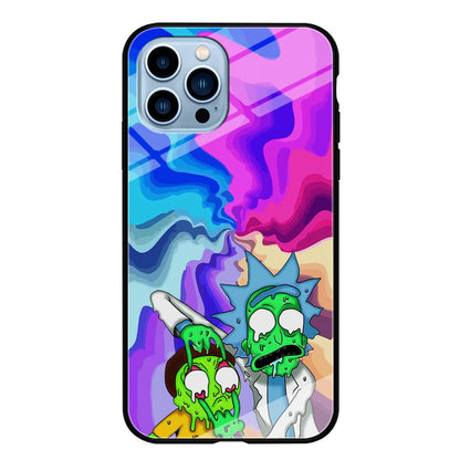 Rick and Morty Illussion of Life iPhone 15 Pro Max Case-Oxvistore