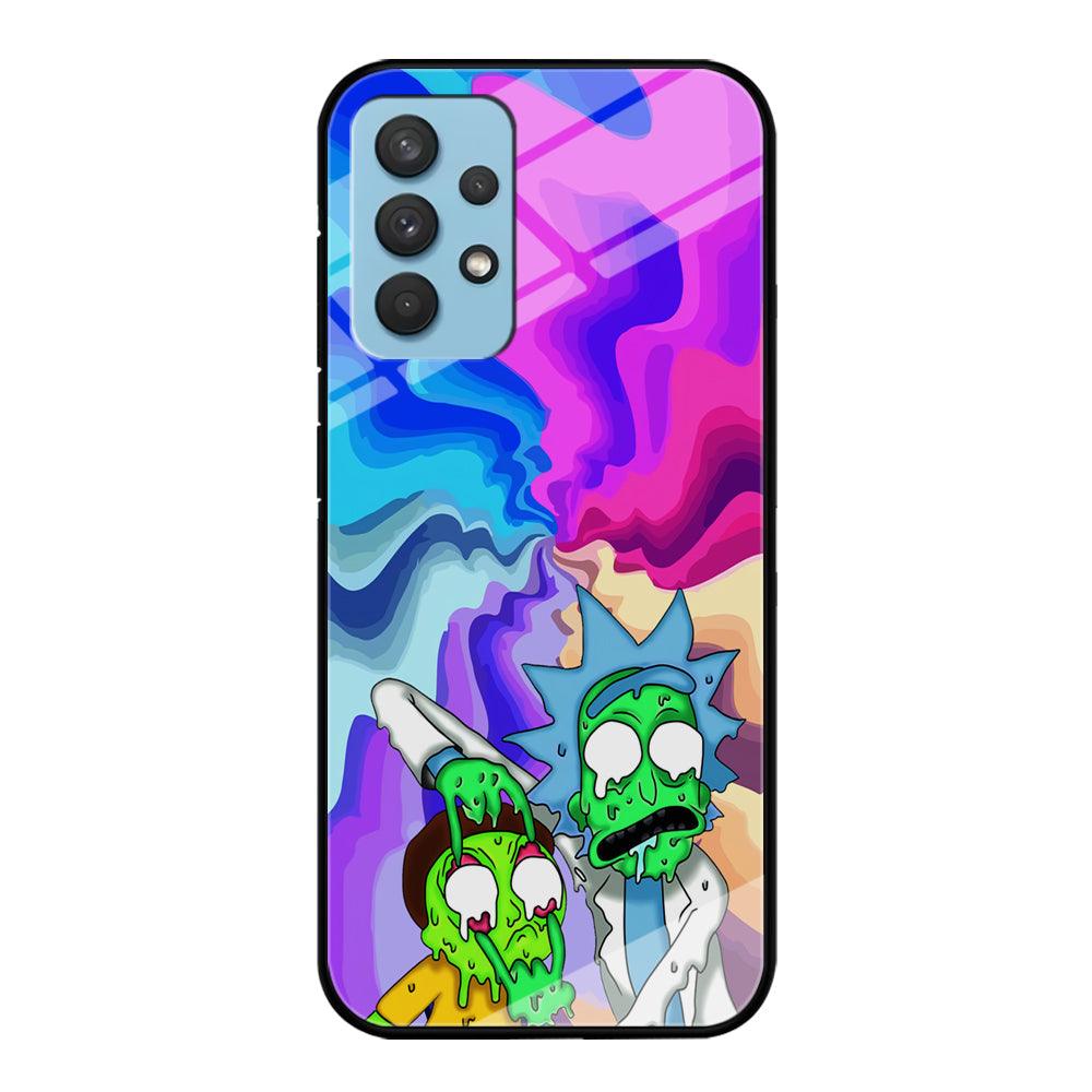 Rick and Morty Illussion of Life Samsung Galaxy A32 Case-Oxvistore