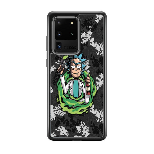 Rick and Morty Let's Have Fun Samsung Galaxy S20 Ultra Case-Oxvistore