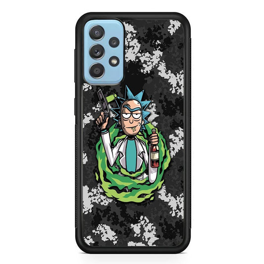 Rick and Morty Let's Have Fun Samsung Galaxy A72 Case-Oxvistore