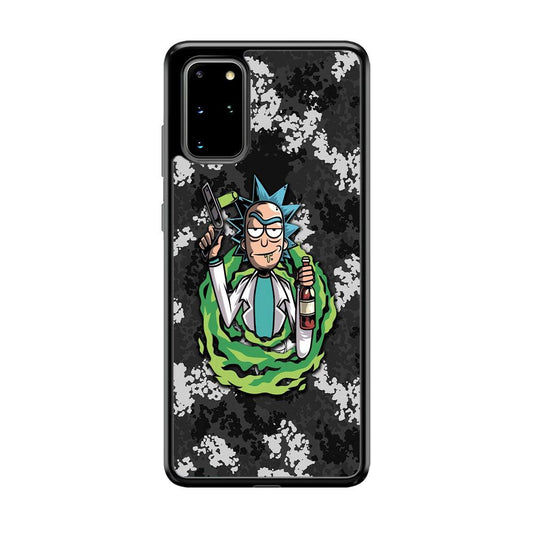 Rick and Morty Let's Have Fun Samsung Galaxy S20 Plus Case-Oxvistore