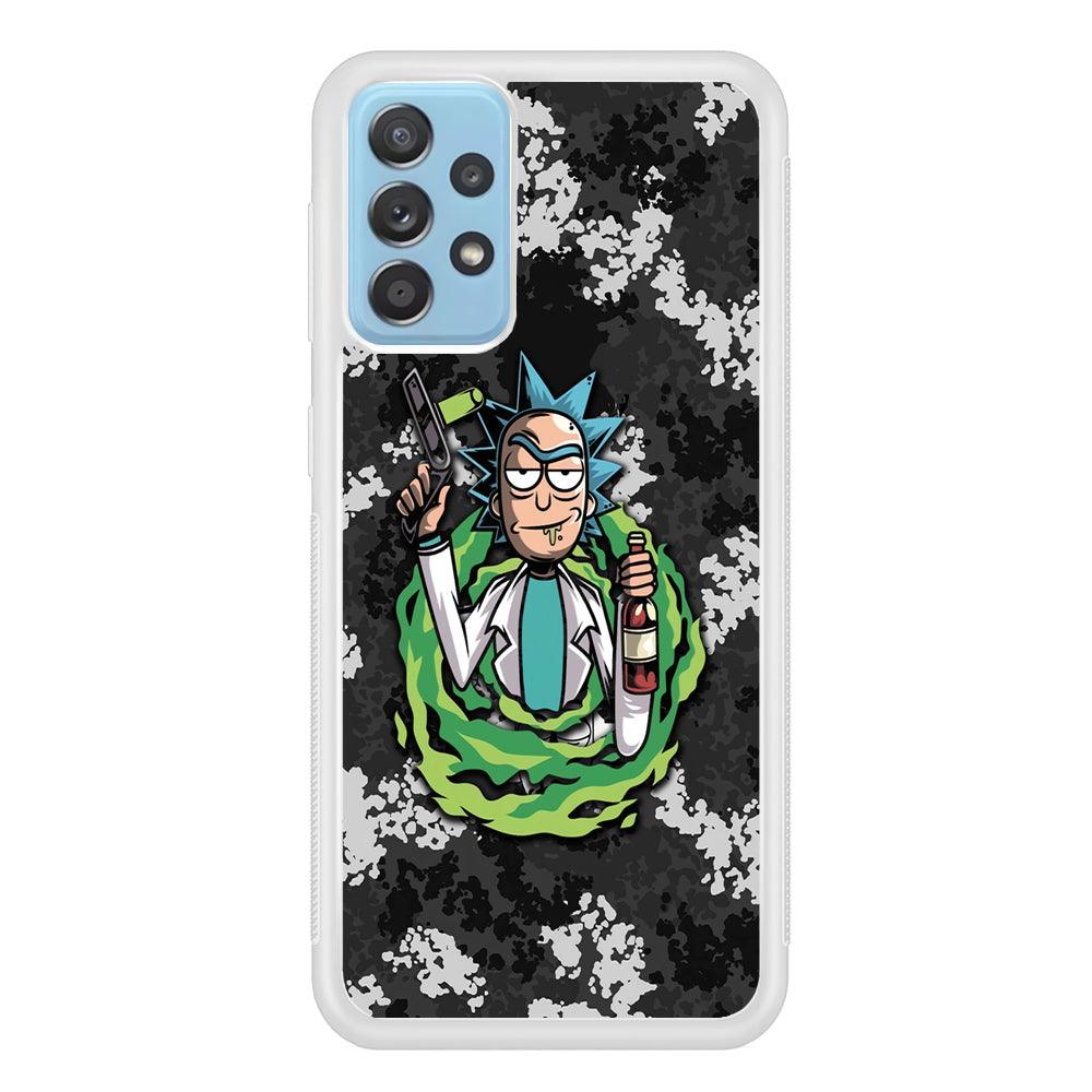 Rick and Morty Let's Have Fun Samsung Galaxy A72 Case-Oxvistore