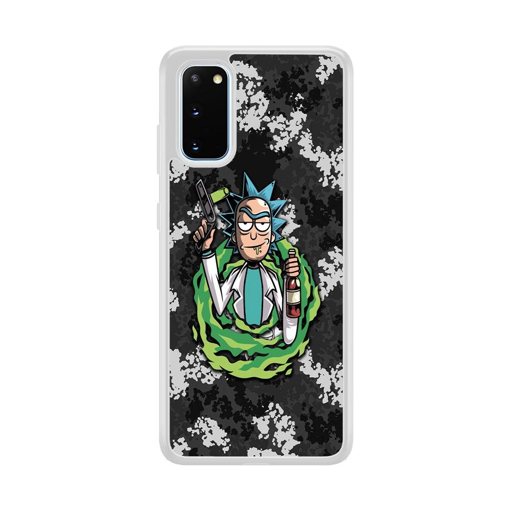 Rick and Morty Let's Have Fun Samsung Galaxy S20 Case-Oxvistore