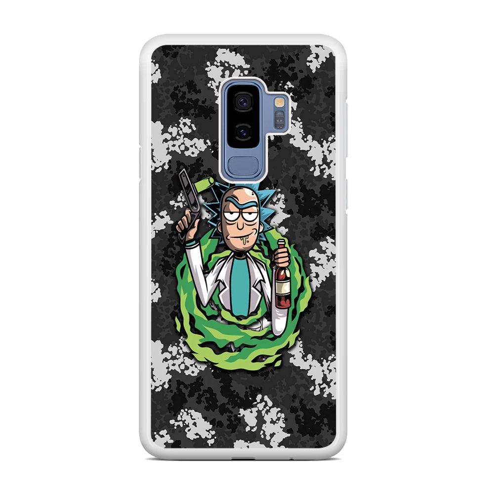 Rick and Morty Let's Have Fun Samsung Galaxy S9 Plus Case-Oxvistore