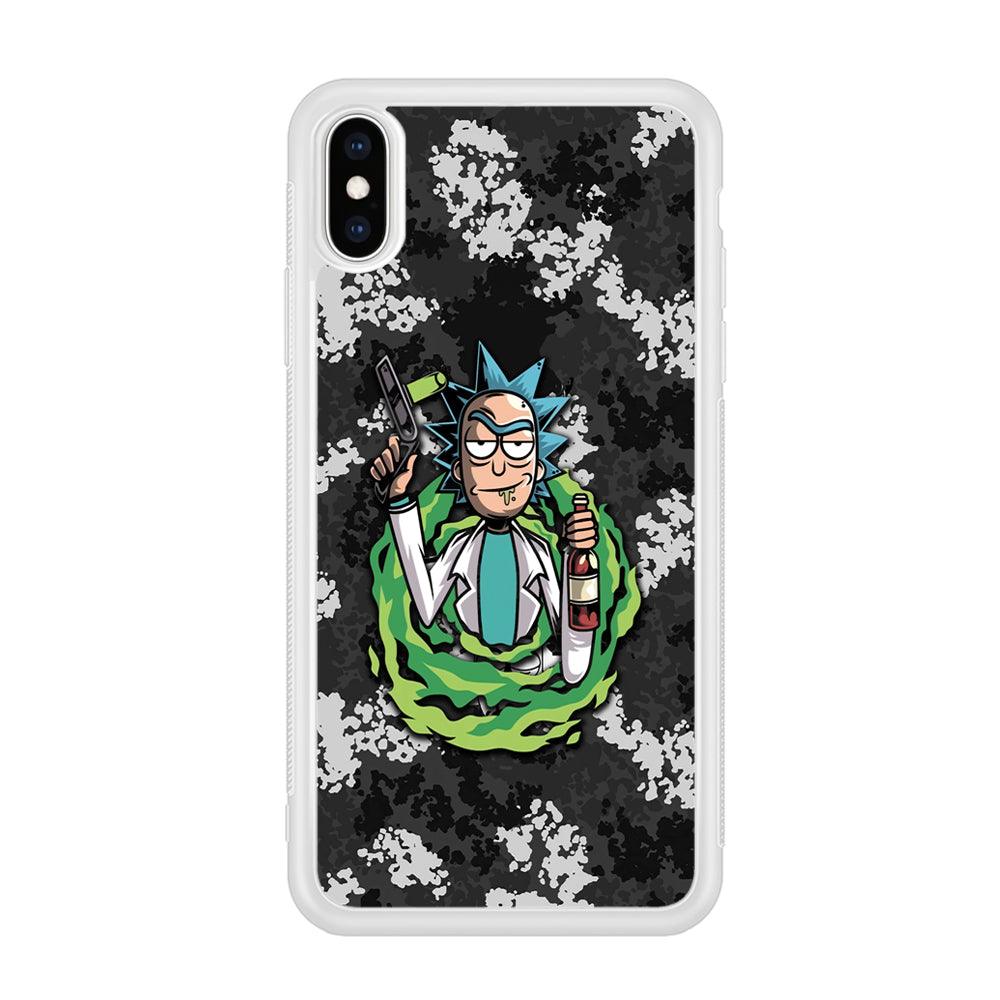 Rick and Morty Let's Have Fun iPhone XS Case-Oxvistore