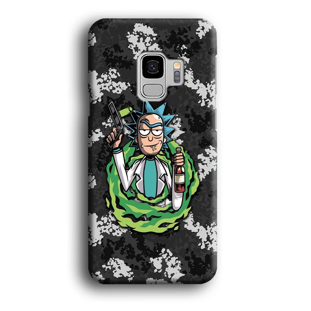 Rick and Morty Let's Have Fun Samsung Galaxy S9 Case-Oxvistore