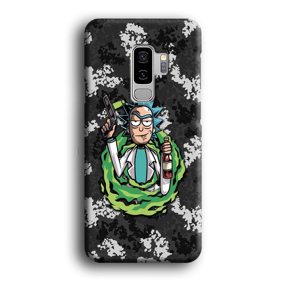 Rick and Morty Let's Have Fun Samsung Galaxy S9 Plus Case-Oxvistore