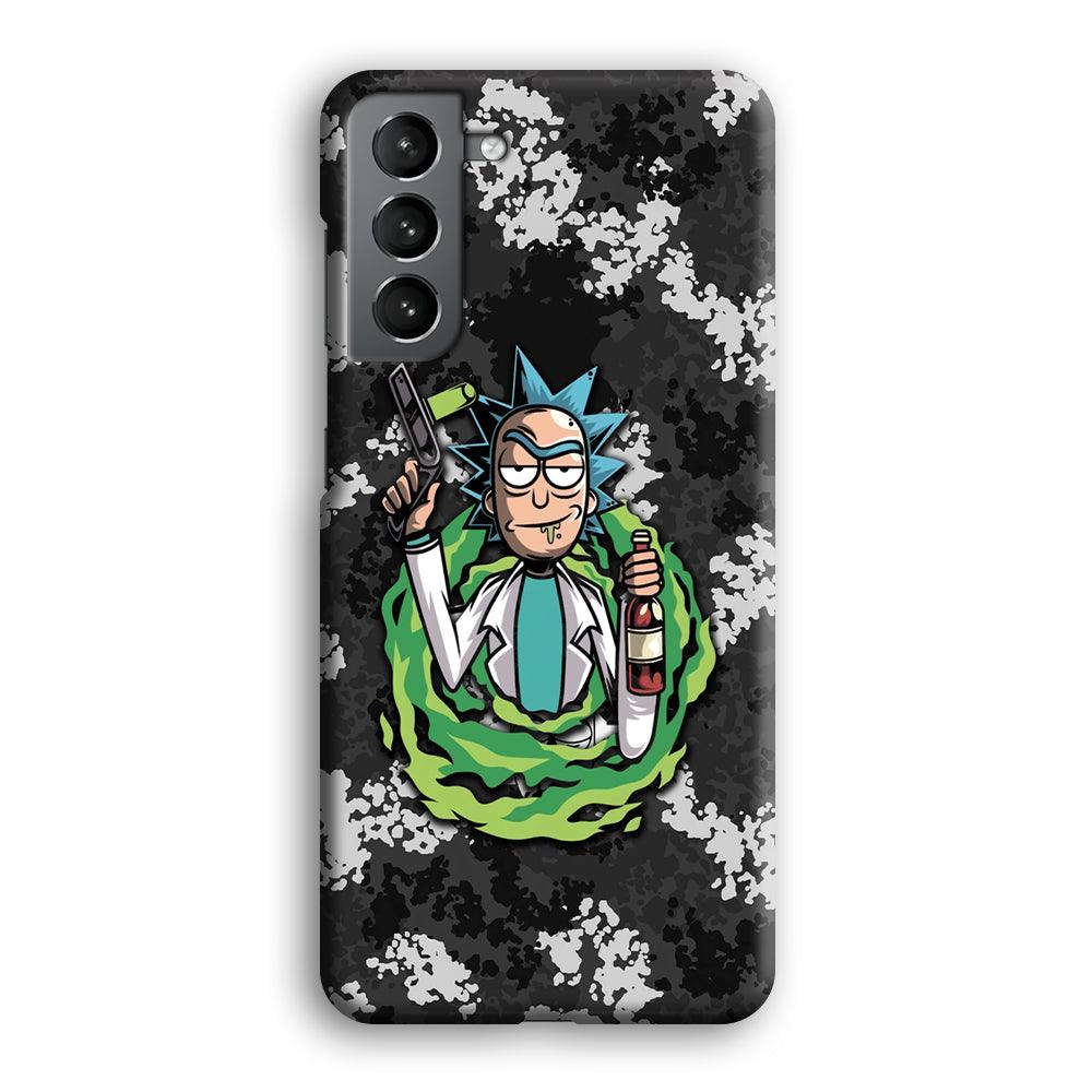 Rick and Morty Let's Have Fun Samsung Galaxy S21 Case-Oxvistore