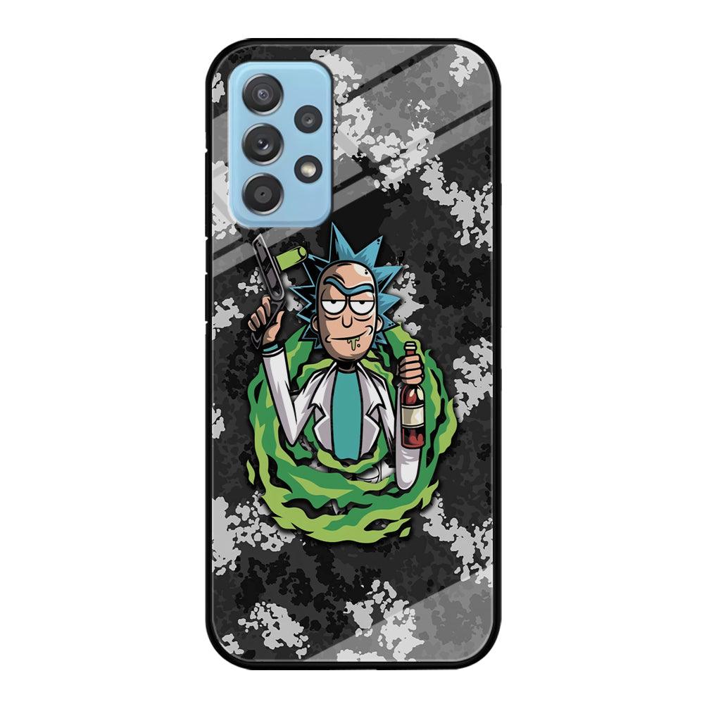 Rick and Morty Let's Have Fun Samsung Galaxy A52 Case-Oxvistore