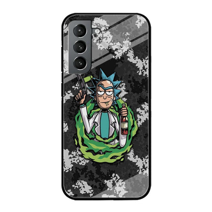 Rick and Morty Let's Have Fun Samsung Galaxy S21 Case-Oxvistore